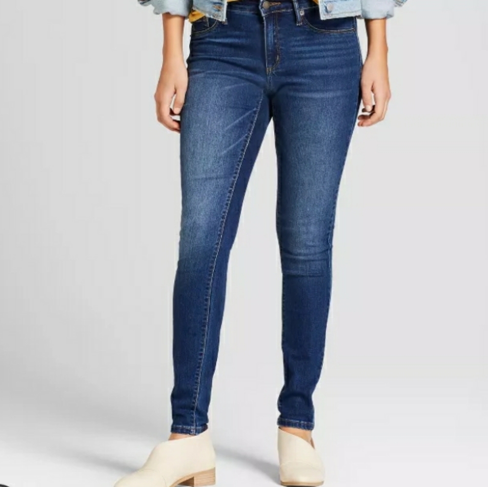 [Mossimo] Mid Rise Skinny Jeggings 14/32L